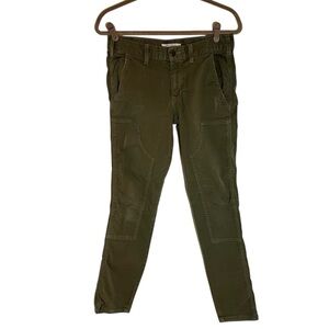 Rich & Skinny size 25 Burn Olive slim pant cargo look #10141